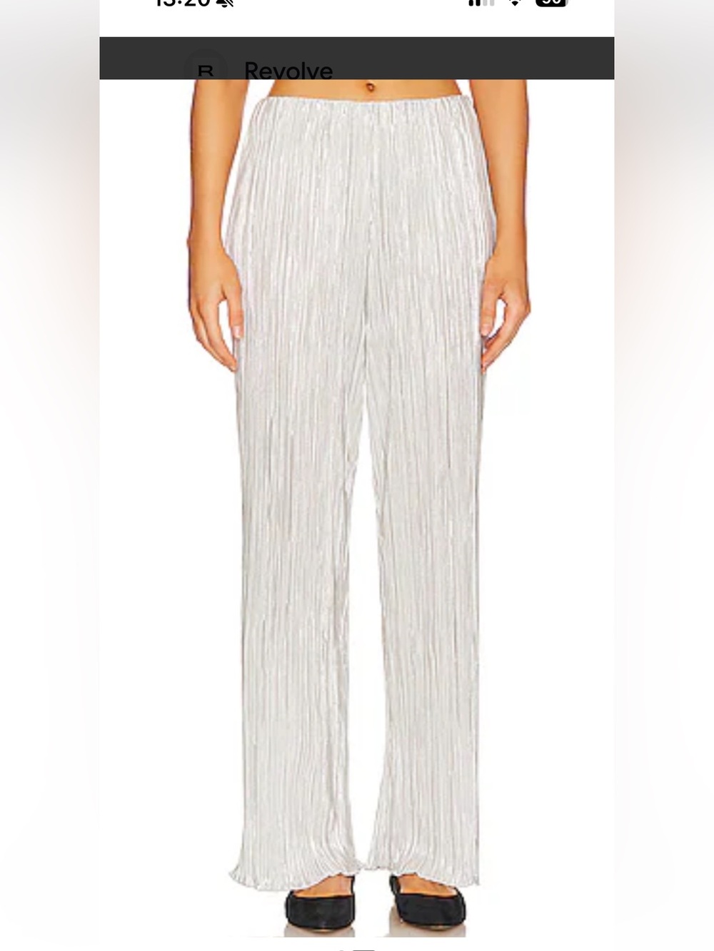 Rails Rowan Plissé Straight-Leg Pant M